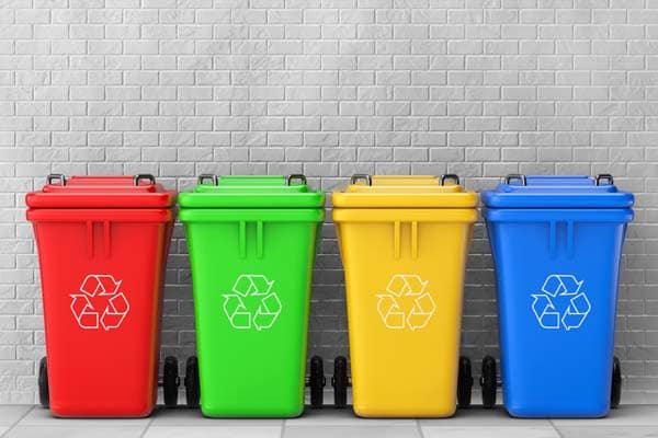 Recycling Center for various materials including cardboard, ferrous metals and non-ferrous metals